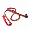 Kink - Fouet Long Serpent Rouge 210 Cm